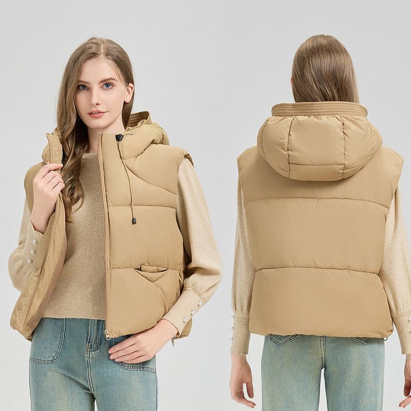 Women's Warm Solid Color Vest For Autumn And Winter