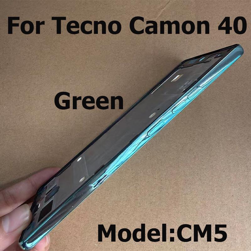 6.78" For Tecno Camon 40 Middle Frame Front Bezel Lcd Holder Rear Plate Chassis Replacement CM5