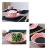 Set da 6 Pezzi Ciotole per Riso Giapponesi, Bacchette, Cucchiaio, Stoviglie in Ceramica per la Casa, Piatto Singolo per Cibo