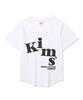 Kimseupeulesikoteunmakes (Unisex) Messy Alpha Logo Tee White