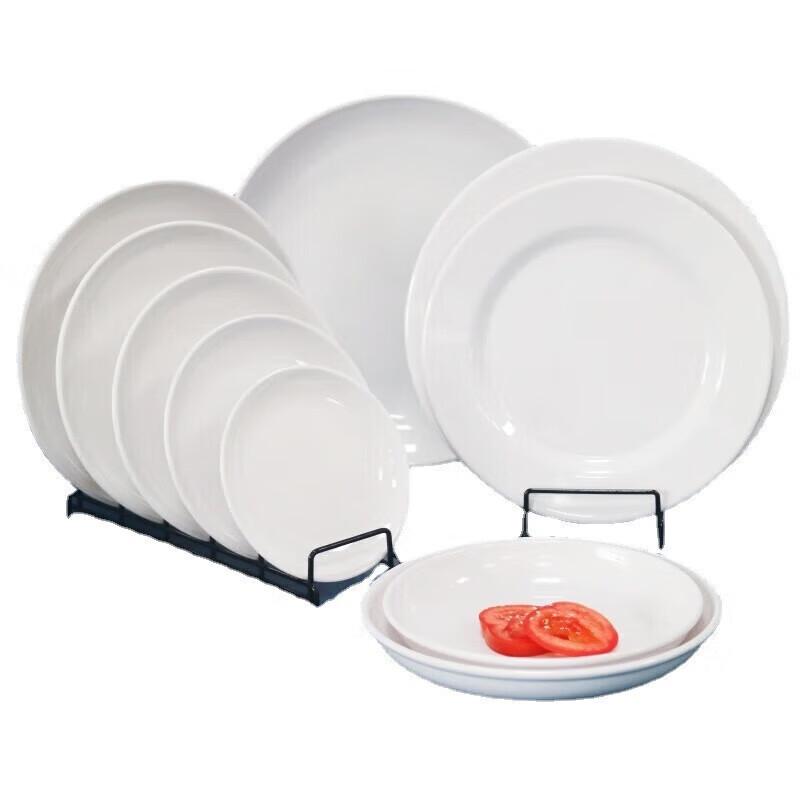 Kangfu Ceramics A5 Melamine Round Buffet Plate