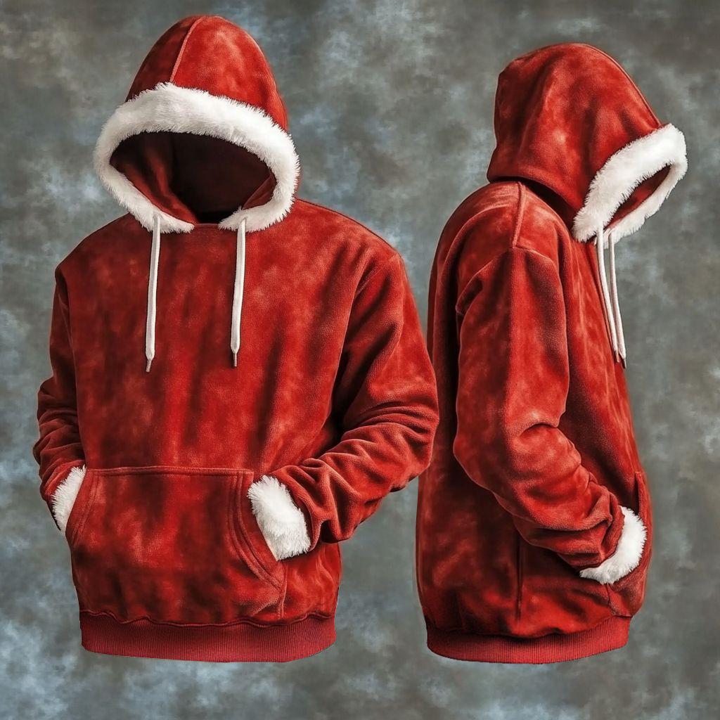 Autumn & Winter European-American Christmas Digital Print Hoodie