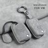 Leather Car Key Cover Case for VW Volkswagen Tiguan MK1 MK2 Magotan Passat B5 B8 Polo Golf 4 5 6 7 Mk7 Jetta POLO Eos Scirocco