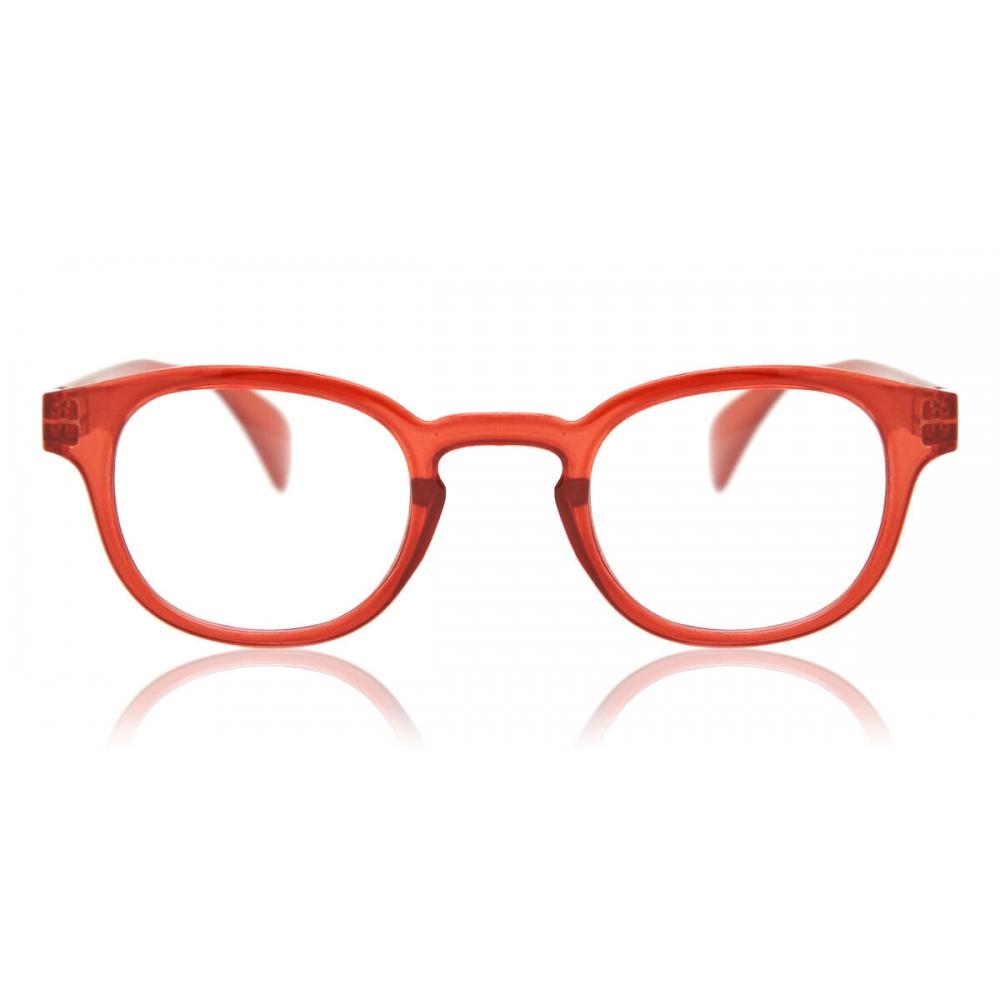 

Croon Montel Red Unisex Eyeglasses Transparent Red/+1.00