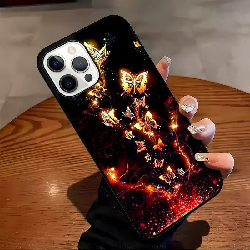 Beautiful Butterfly Phone Case For iPhone 17 Air 16 15 14 13 12 11 Pro Max Max Plus Bumper Case Cover