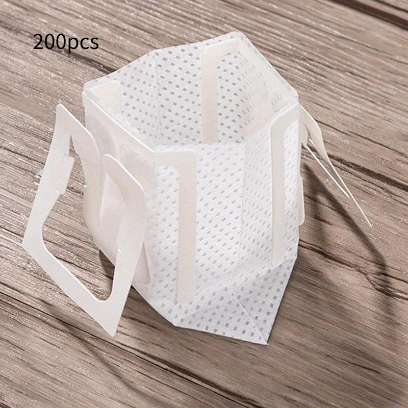 100/200/300pcs Coffee Filter Paper Bags Disposable Drip Coffee Bag Handle Hanging Ear Espresso Coffee Accessories Tea Tool
