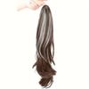 Claw Ponytail Long Curly Wavy Ponytail Extensions Synthetic Clip In Hair Extensions Elegant For Daily Use Hair Accessories