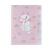Sun-Star Stationery Stylish Cat Disney Goods Clear File A4 Size 5 Pockets Marie