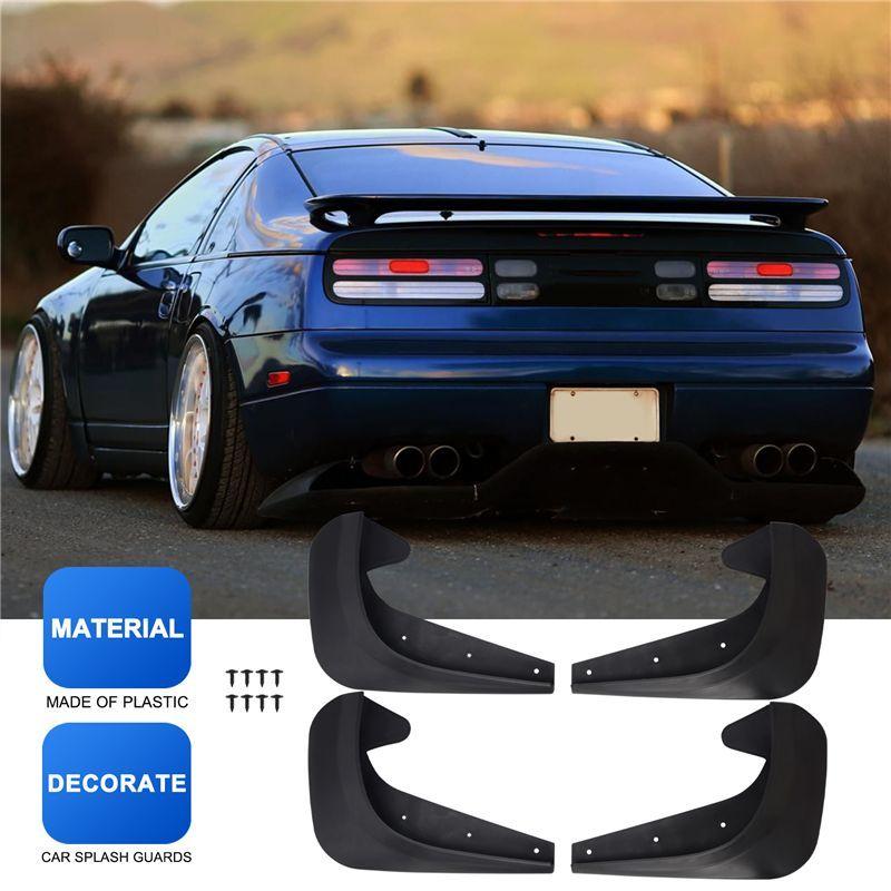 WO-Universal Mudflaps Mud Flaps Flap Splash Guards Mudguards Car Auto Van SUV Trucks Sedan Wheel Fender Front Rear