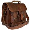 Men's & Women's Soft Vintage Leather Messenger Laptop Briefcase Satchel Bag