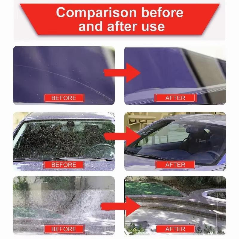 100g Polish Rimuovi Graffi dal Vetro per Auto e Casa, Crema Ripara Parabrezza Multiuso, Cera Lucidante per Ripristino Cristallino