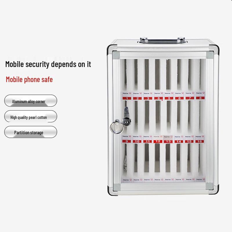 Chang Baosen 24-Slot Wall-Mounted Phone Storage Locker