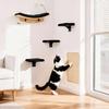 Cat Wall Shelf Set Wall-mounted Cat Furniture Satisfies cats' needs for sleeping, playing, climbing