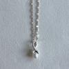 eveningbell [silver925] Blush pearl necklace (silver)