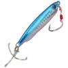 Fishing Lures Metal Portable Lifelike Hard Baits with Hook Fishing Tackle for Saltwater Freshwater 40gLaser Blue