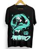 Adult and Childrens Hatsune Miku Multiform Character Collage Pure Cotton Subculture Personalized Tshirt