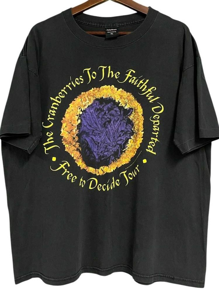Vintage The CRANBERRIES Band 90s Cotton Shirt Unisex Concert S to 5XL AR166 Unisex T-Shirt XXL
