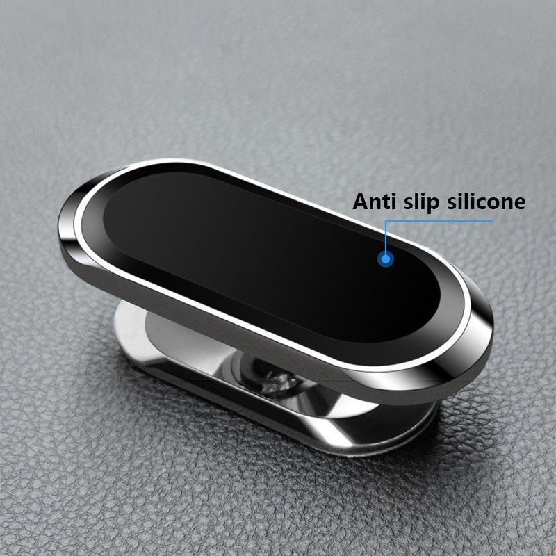 Universal 360 Degree Rotation Creative Car Phone Navigation Multifunctional Strong Magnetic Metal Magnetic Bracket for Car Mount