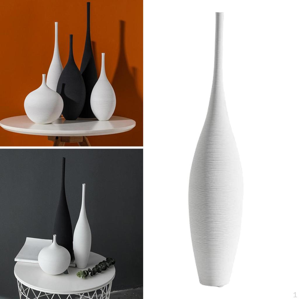 Ceramic Flower Vases, Bud Decorative Vase, Home Decor Centerpieces, Vases for Shelf, Mantle