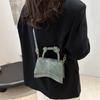 Elegant Women's Casual Pu Handbag Stylish Solid Color Small Square Bag For Fall