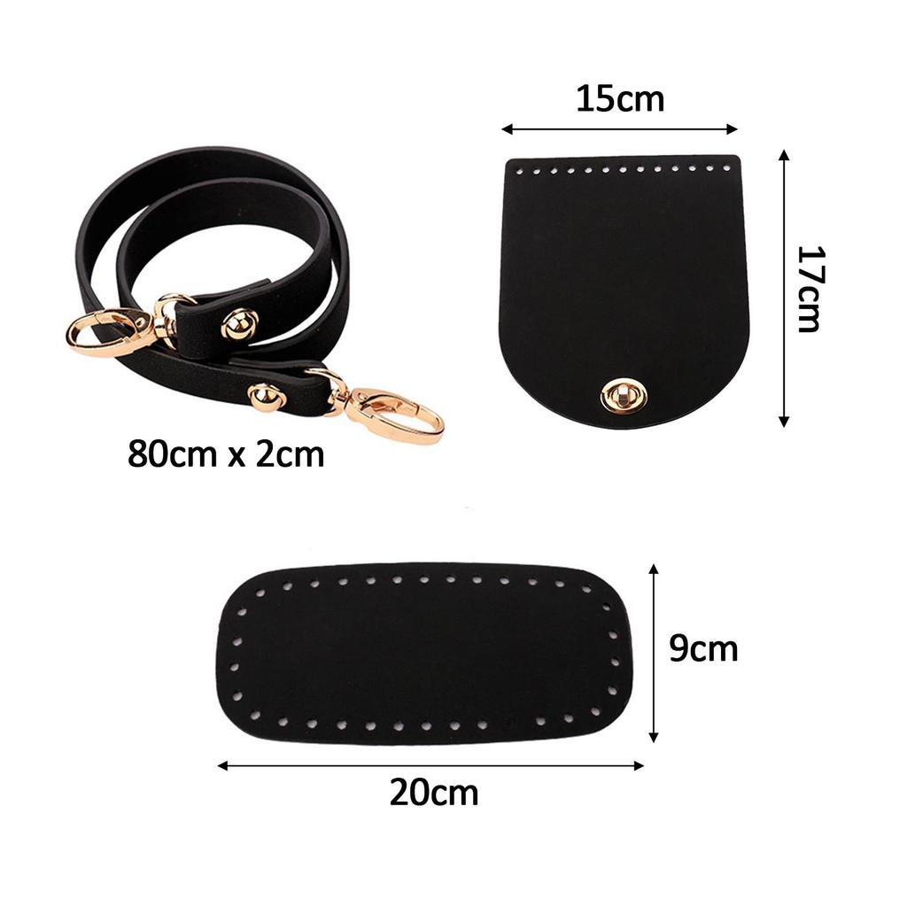 Handbag Maker Backpack Knitting Bottom PU Leather DIY Bag Making Crochet