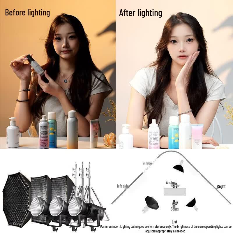 Miaotu CL200B 200W LED Bi-Color Studio Light Kit