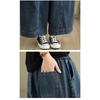 DIMANAF 2026 Nuevos Vaqueros de Verano para Mujer Talla Grande Cintura Elástica Pantalones Largos Sueltos Casuales Pantalones de Mezclilla Algodón