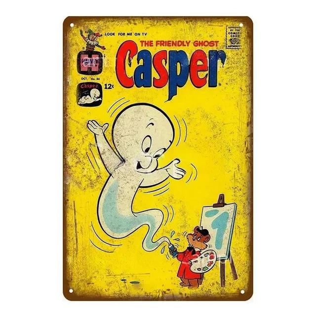 Halloween Treat Plaque Metal Tin Sign Vintage Wall Art for Man Cave Home Cafe Garden Club Bar Iron Painting Decoration