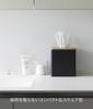 Yamazaki Jitsugyo (Yamazaki) Tissue & Toilet Paper Case That Can Be Removed from the Top Brown Approximately W14.2 X D14.2 X H15.8cm RIN Tissue Case