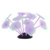 Colorful Silicone Simulation Coral  Ornaments Realistic Mushroom Shape Aquarium Fishbowl Glowing Crafts Landscaping Jewelry