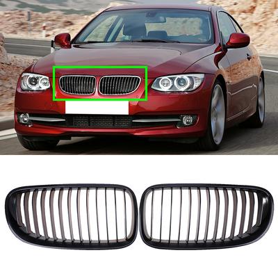 For BMW 3-Series E92 E93 Coupe Cabrio 2010-2013 Facelift Car Front Hood Kidney Grille Dual Slat Grill Exterior Parts