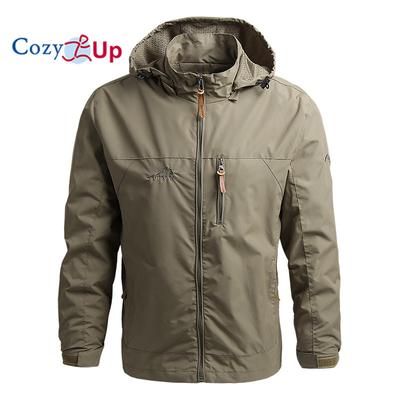 Sportovní vodotěsná bunda Pláštěnka pro muže Sportovní oblečení Outdoorová s kapucí Softshell bunda Nepromokavá bunda