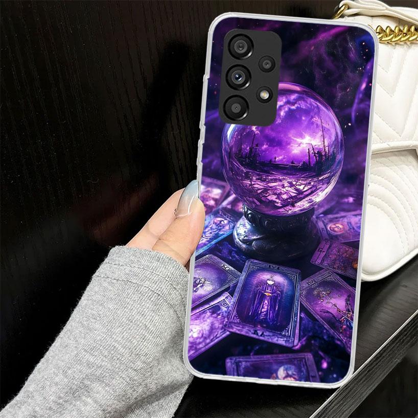 Hexen Tarot Kartenhülle für Samsung Galaxy A52 A42 A32 A22 A12 A51 A50 A02S Handyhülle A41 A31 A21S A40 A30S A20E A10S A71