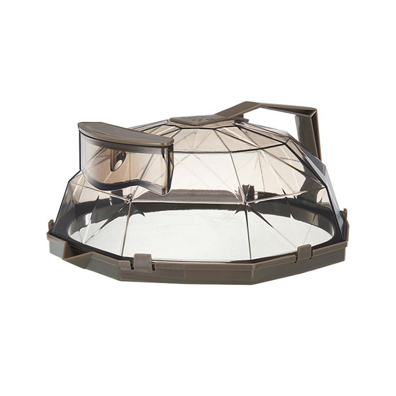 

Крышка для микроволновой печи для еды, прозрачная крышка от брызг в микроволновой печи с пароваркой и ручкой, 10-дюймовые крышки для тарелок, кухонные гаджеты кофейный