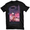 Camiseta Rara Death Leprosy Manga Corta Algodón Negro Unisex