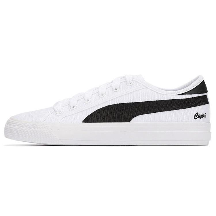 PUMA Capri  White Black  Men s 369246-13 EU 35.5