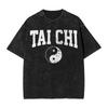 Tai Chi Ying Yang T-Shirt  Popular T Shirts Short-Sleeved Streetwear Tops Summer Cotton O Neck Oversize Top Tees