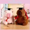 Adorable Plush Capybara Keychain Perfect Graduation Gift For Students And Adults
