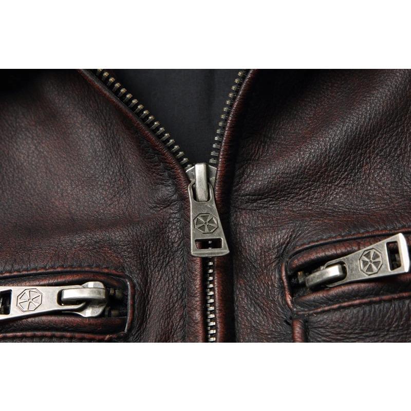 Chinese Size Men Cowhide Coat Vintage Men Leather Jacket Genuine Leather Clothes Men's Winter Jacket Motorcycle Biker Jackets