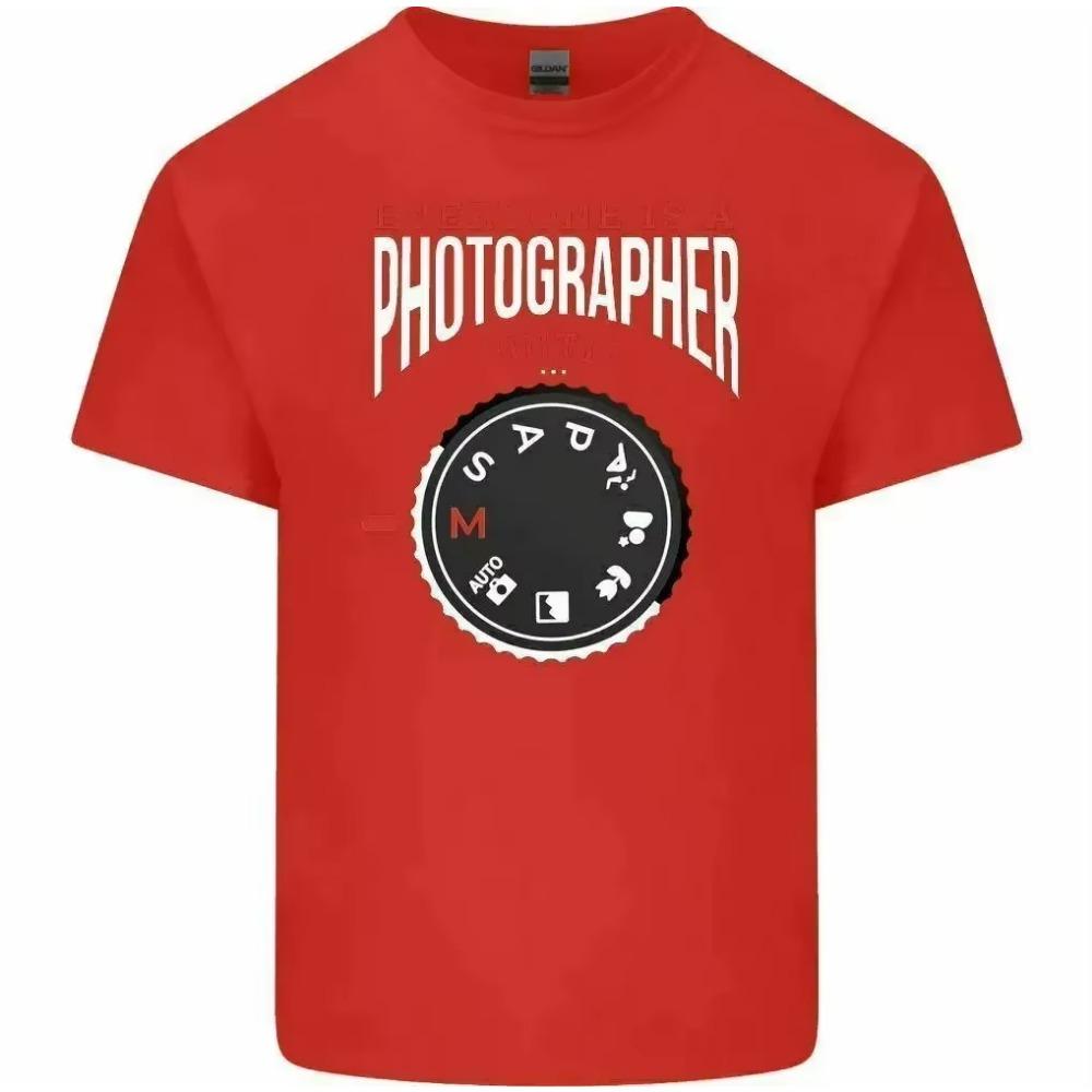 Everyone's a Photographer Until Manual Men's Funny T-Shirt Photography Camera