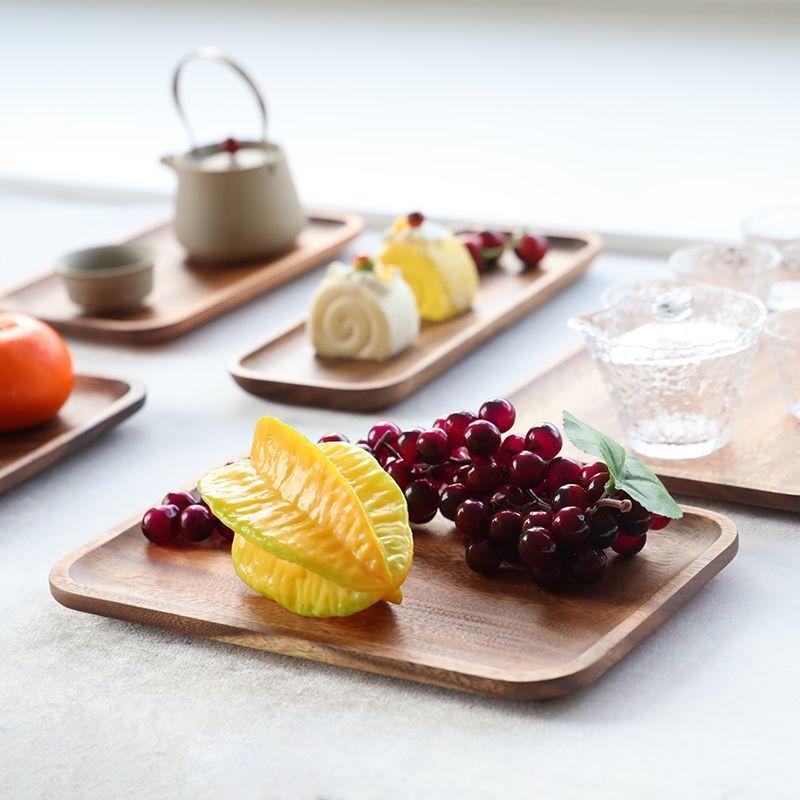 Abay Small Square Wooden Serving Tray