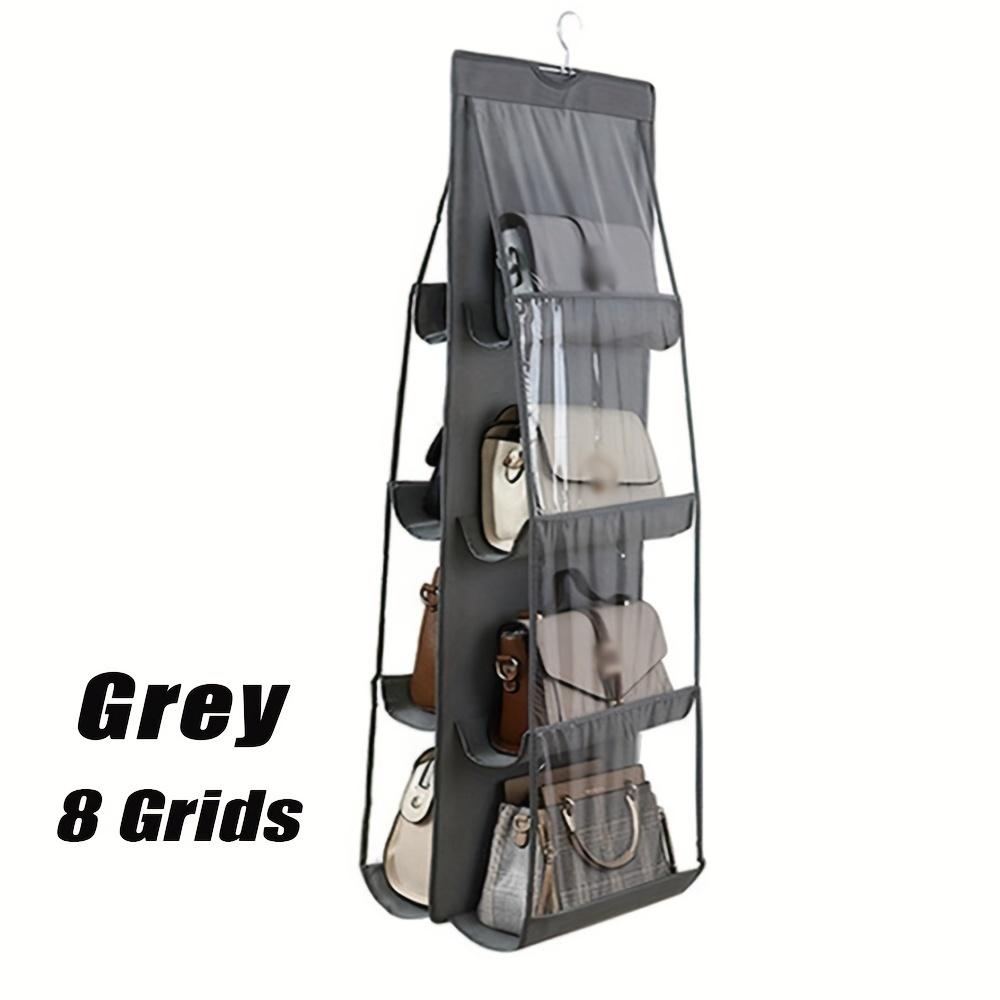 Storage hanging bag, hanging dustproof storage bag, wardrobe storage transparent double-sided hanging storage bag