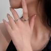 Retro Seiko Pig Nose Open Ring - Elegant Non-Fading All-Match Fashion for Women