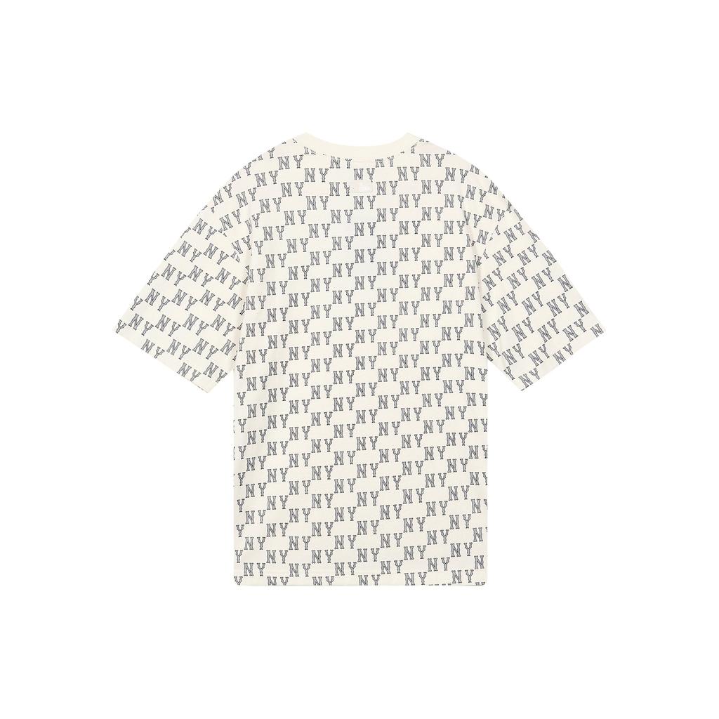 MLB T Shirts Unisex White Crew Neck Moderate Straight Fit 3ATSM0134-50CRD