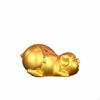 Brass Piggy Bank, Pig Sculpture, Creative Zodiac Decor, Home Office Gift