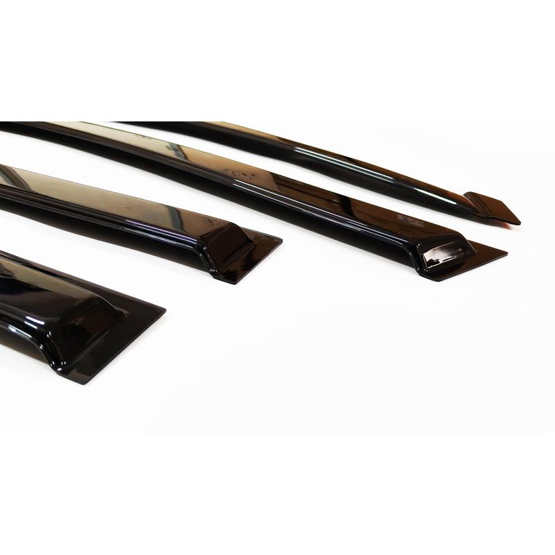Window Visor for Toyota Prado FJ150 2009-2023 | 4pcs Rain Guard Wind Deflector | Car Weather Shield Accessory