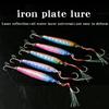 5Pcs 30g40g Slow Fall Pitch Fishing Lures Metal Flat Fishing Jigs Sinking Jigging Bait for