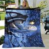 Cute Gawr Gura Hololive Anime Soft Plush Blanket,Flannel Blanket Throw Blanket for Living Room Bedroom Bed Sofa Picnic Cover Kid