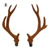 Simulation Antlers Headwear Headband Flocking Artificial Sika Deer Antlers DIY Christmas Party Supplies Halloween Props