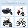Motorcycle Phone Mount 8 Claw Shock Absorption Silicone Pad Anti Theft Bike Phone Holder for 11 To 27mm Handlebar